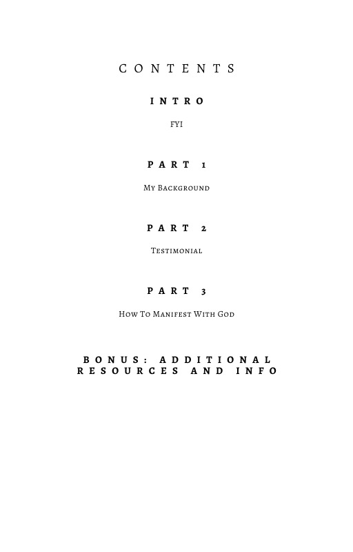 How to Manifest With God