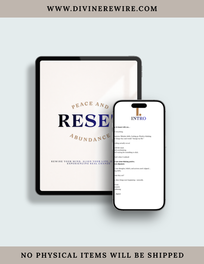 Peace and Abundance Reset Guide