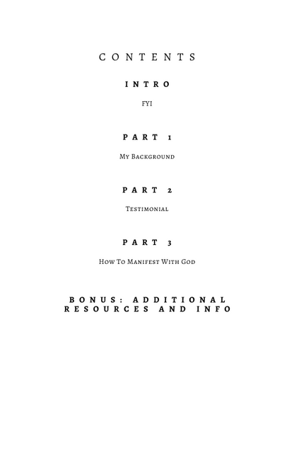 How to Manifest With God